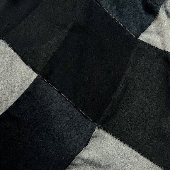 Rag & Bone Sheer Black Tank Asymmetrical Back Geometric Panels Size Small - Picture 5 of 9